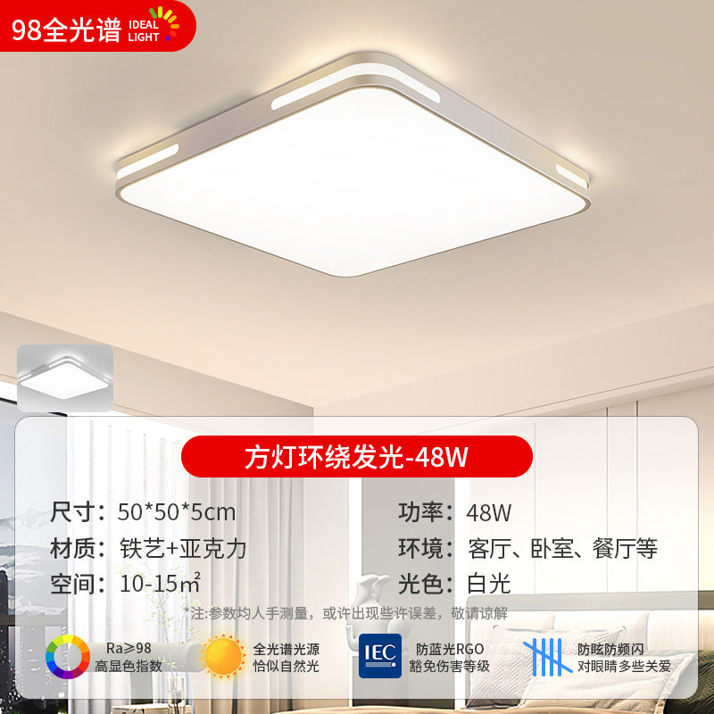 2025 new living room modern minimalist elegant main light full spectrum eye protection led ceiling light whole house hallway lighting fixture