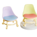 Dopamine roller short stool for adults and kids, roller skating movable swivel wheel small stool for home back chair