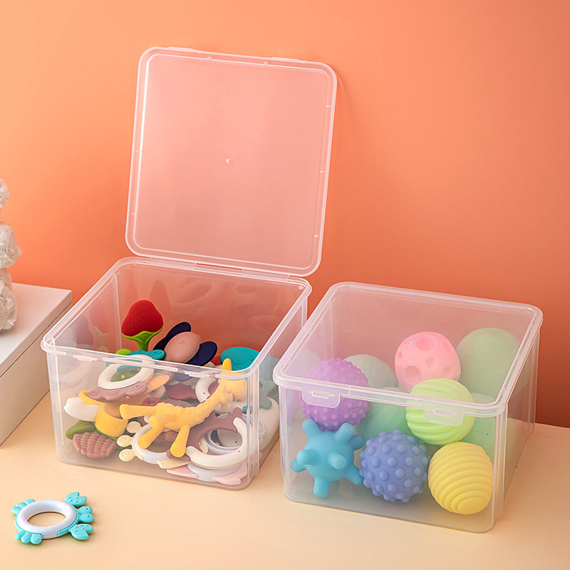 Dust-proof bottle storage box, molar stick, pacifier, baby teething glue storage box, Bite Bite Le fruit complementary food storage box