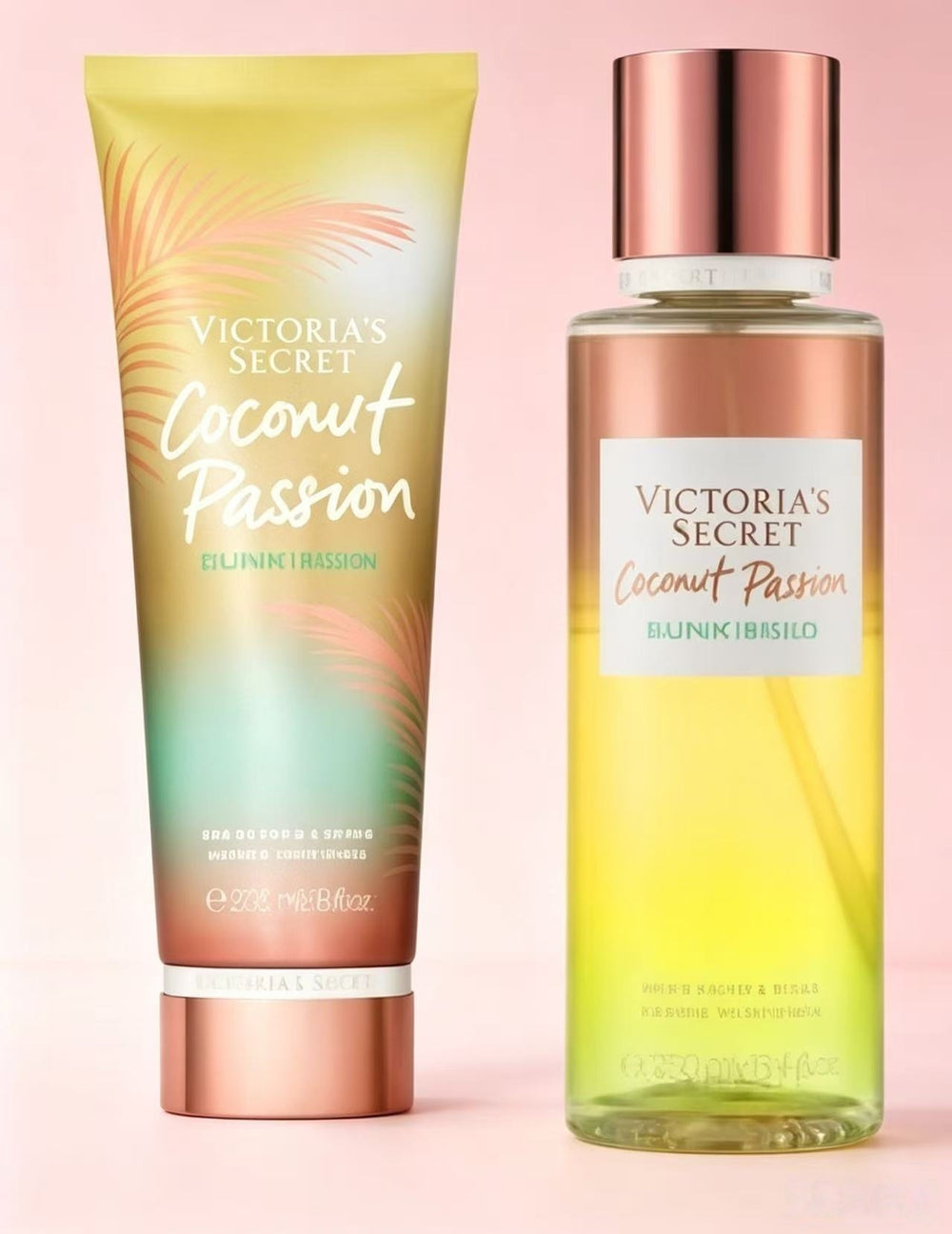 Victoria's secret long-lasting fragrance moisturizing body mist, fresh scent, 236ml + 250ml skincare set