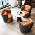 One table, three chairs, and a 60cm coffee table (please specify color preferences in the order notes)