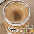 304 stainless steel automatic mixing cup - rechargeable wireless lazy water bottle - portable electric magnetic rotating shaker for coffee