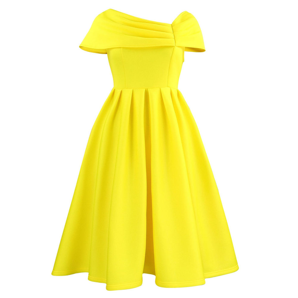 D622  cross-border european and american women's clothing summer off-the-shoulder sexy high-waisted maxi skirt party dress african dress