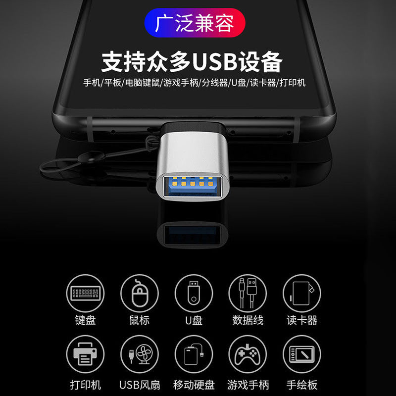 Type-c otg adapter, usb 3.0 female to android converter, car usb drive adapter, mouse & usb drive adapter