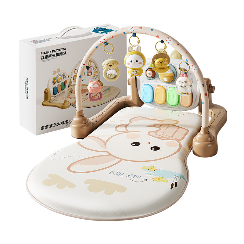 Baby toy foot pedal piano gym activity center for newborns and infants (0-1 year olds, 6 months+), educational musical early learning gift