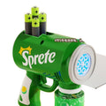 New arrival cute pet bubble gun fully automatic water-proof handheld multi-hole bubble gun gatling boys and girls toys