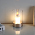 Candle-style premium rechargeable night light - creative motion sensor monike aluminum adjustable light portable ambient lamp