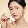 Single manicure brush mushroom head manicure dust brush powder bottom brush portable storage plastic bottom base loose powder brush makeup brush