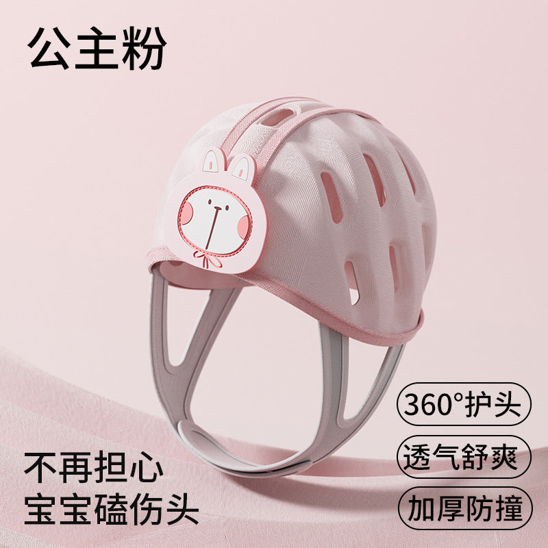Kids' cartoon anti-collision helmet, baby anti-fall cap, head protection helmet, toddler anti-collision helmet, first walker anti-fall cap
