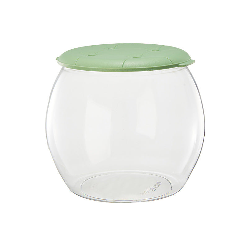 New transparent storage plastic stool - large capacity home toy storage box - clear storage ottoman with seating