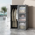 Simple wardrobe storage cabinet assembly - bedroom, rental, dormitory use - small storage cabinet