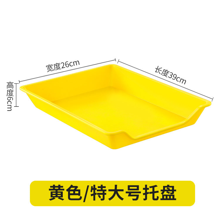 Plastic tableware colorful plastic plate malatang buffet selection plate barbecue plate skewers fragrant preparation plate tray