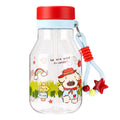 New arrivalsummer plastic straw water cup cartoon good-looking cute plastic cup outdoor portable portable rope cup
