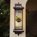 【upgraded & thickened】solar wall light outdoor waterproof villa outdoor porch pillar lamp chinese style balcony hanging light