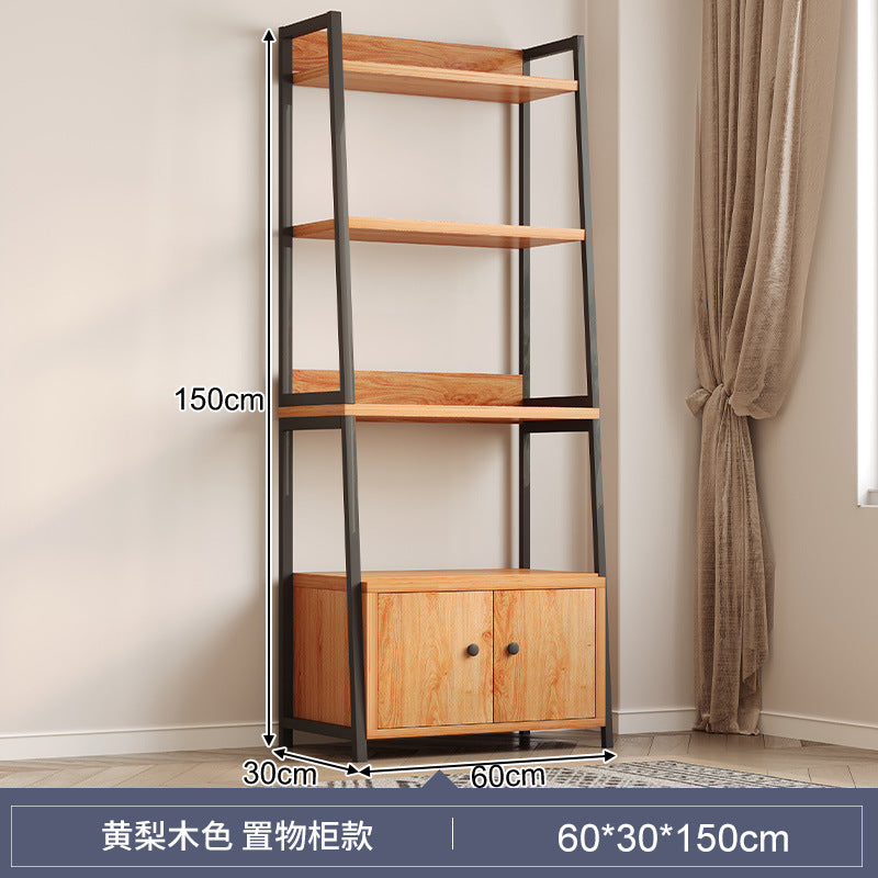 Shelf Multi-layer storage shelf Floor-to-ceiling office locker Shelf Layered shelf Living room display Cabinet with door