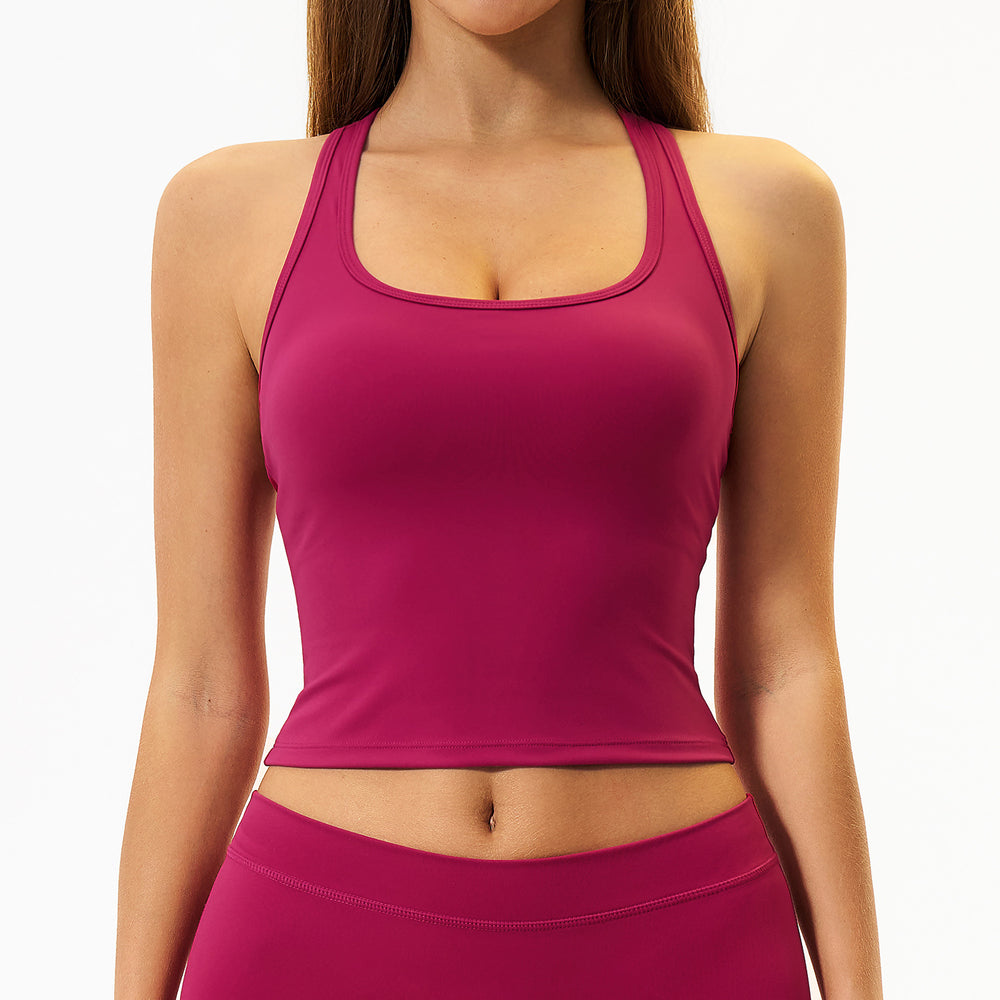 Customizable new yoga tank top for women - slimming, skin-friendly, breathable pilates workout top - 3560