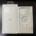 Official transparent magnetic compatible iphone 16 pro case, magsafe wireless charging, apple 17 hard shell protective cover