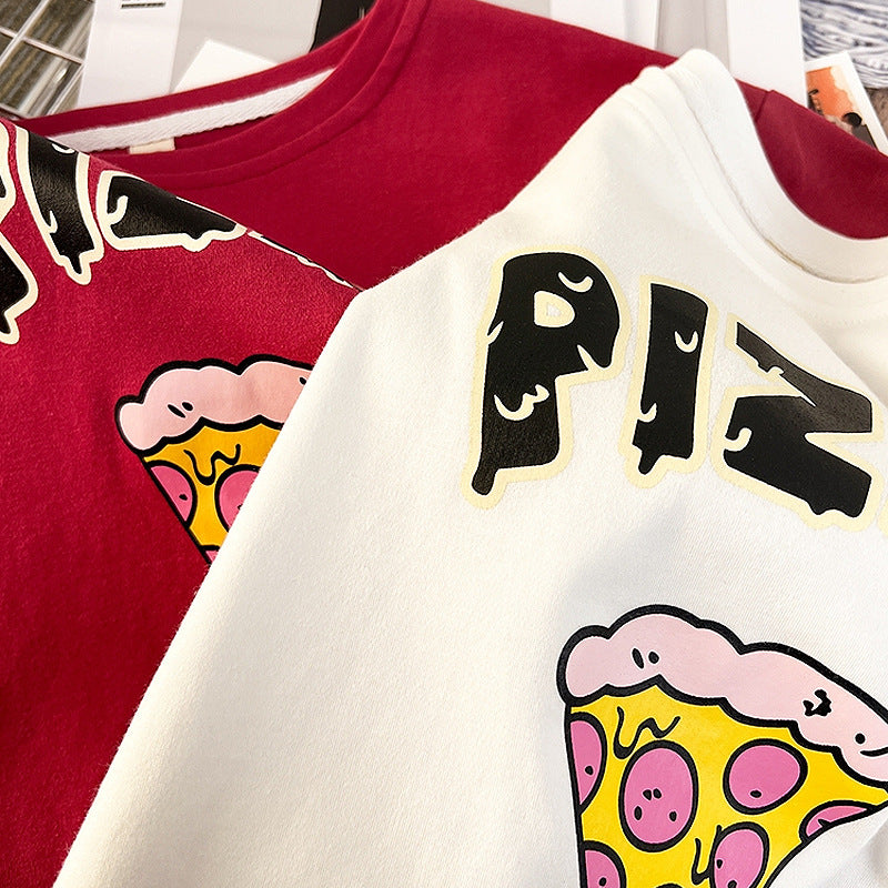 Girls' short-sleeve t-shirt - summer  new arrivals: stylish cartoon top for older girls, korean fashionable summer clothing for kids