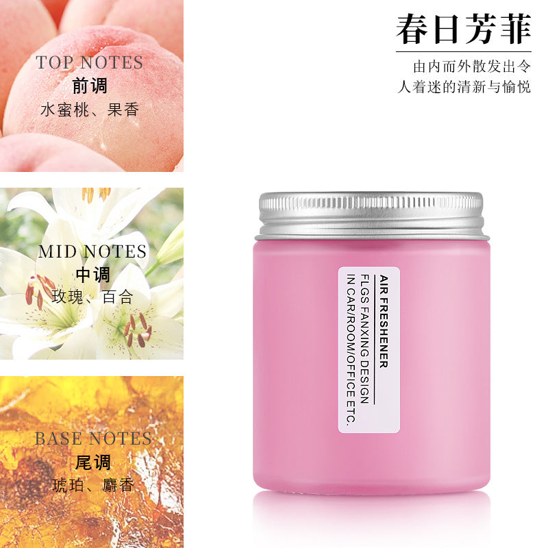 Production and processing of car solid balm car perfume car air freshener solid aromatherapy ornaments personalized