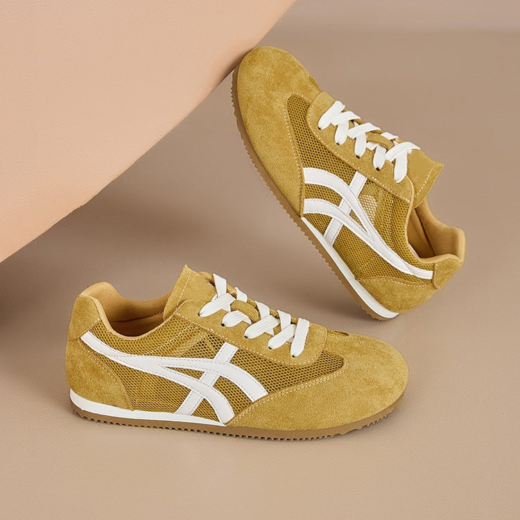 Best sellingretro mesh breathable german training shoes for women 2026autumnew arrival lightweight easiest for matchflatscasual sports sneakers