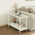 Movable small side table with slit storage rack, accessible luxury simple corner table, small table, sofa side coffee table, for home tea table