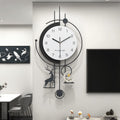 New modern creative clock - premium living room wall clock, home silent fashionable modern decor, large wall clock
