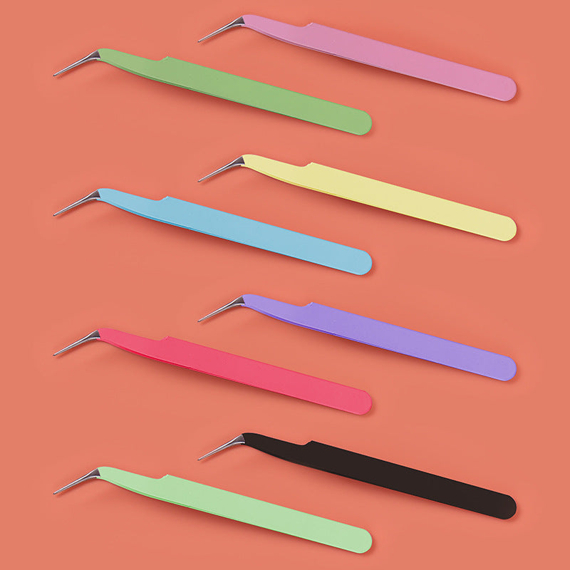 123Mm false eyelashes, precision forceps, high occlusal forceps, glue-free eyelash partner, cost-effective dopamine color