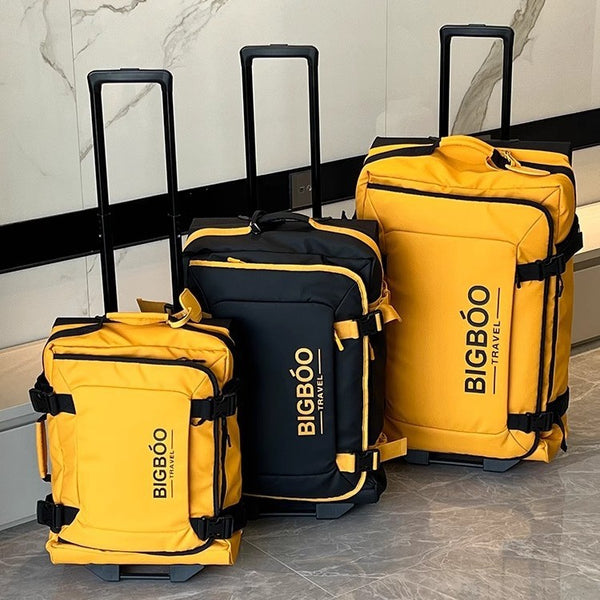 Cross-border suitcase 24-inch  trolley case 20-inch boarding case Oxford cloth multi-functional travel bag