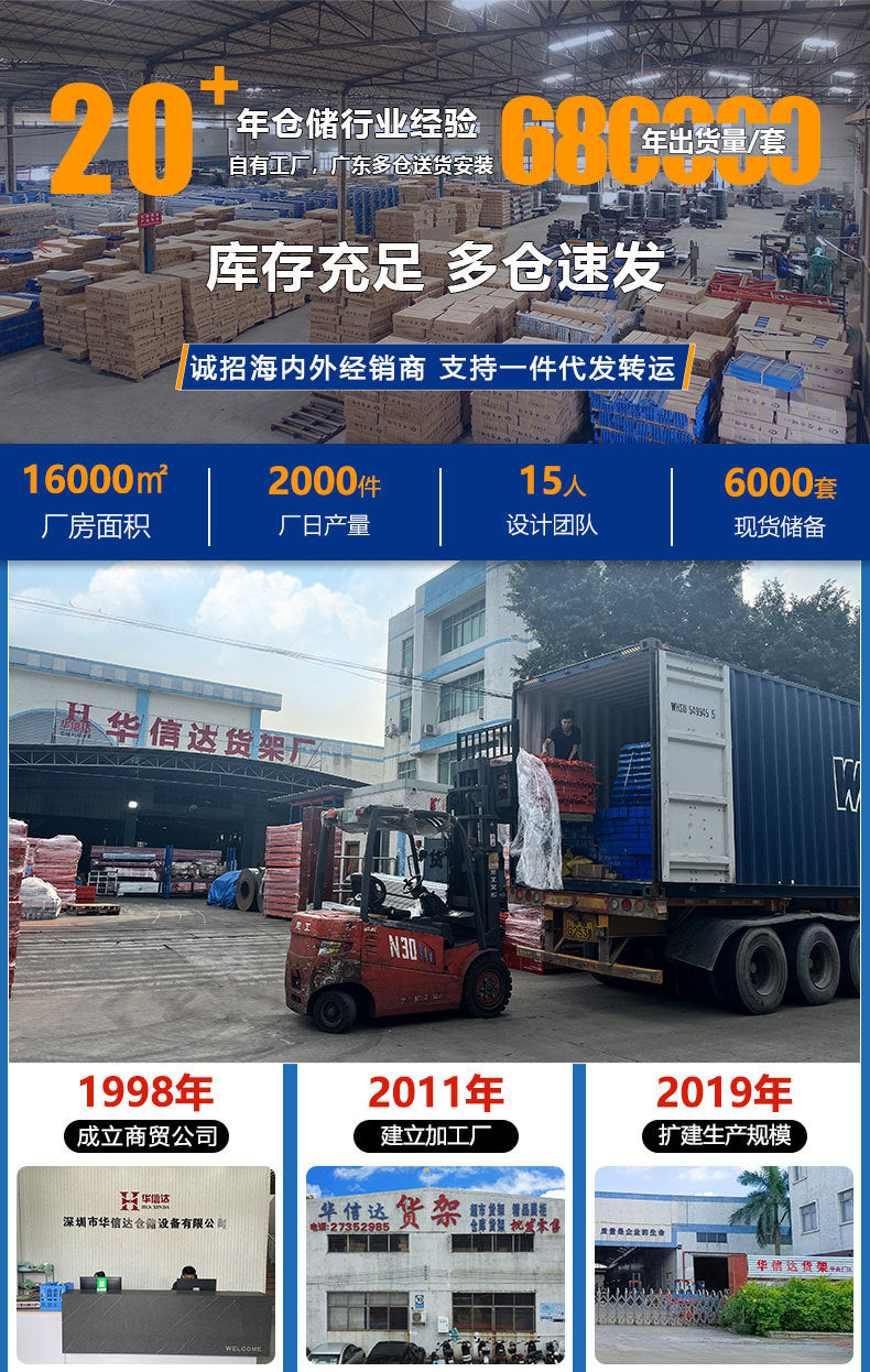 200KG Shelf Storage Heavy Garment Cloth Shelf Medium Warehouse Tire Shelf Warehouse Iron Shelf