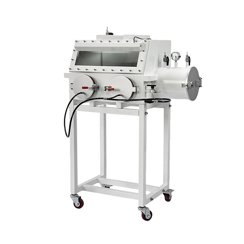 Laboratory acrylic lithium battery simple inert gas negative pressure operation glove box stainless steel vacuum glove box