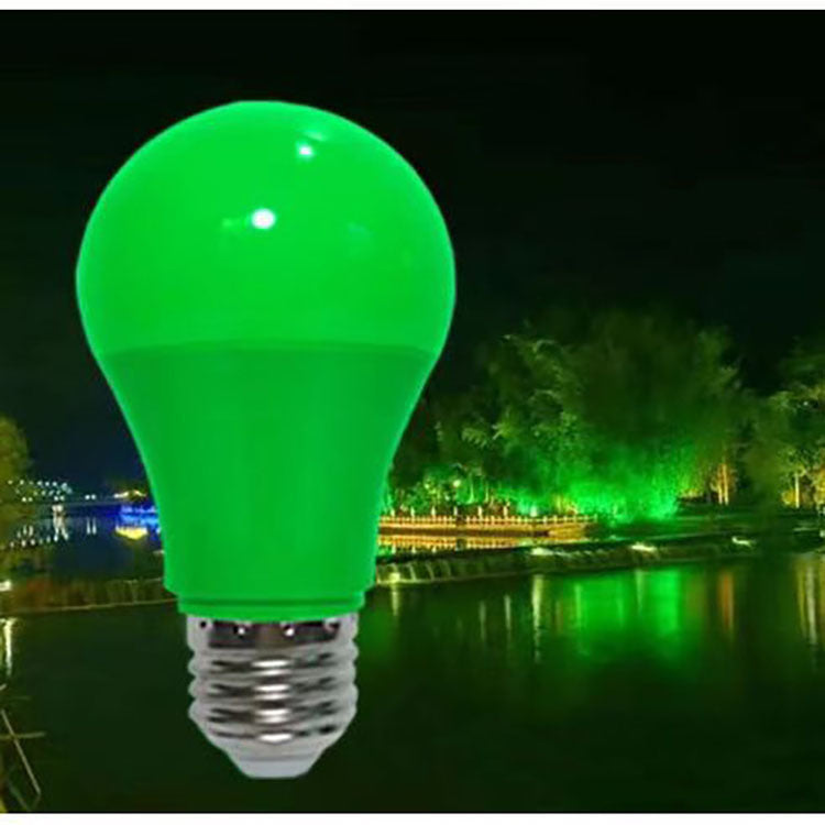 Manufacturer wholesale LED colorful lighting ball bulb 7W E27 screw bedroom living room decoration atmosphere color light bulb