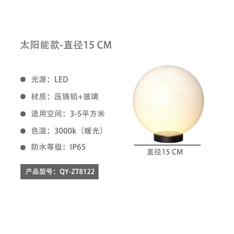 Outdoor pillar lights solar globe lights landscape garden yard lights outdoor fence lights villa gate pillar lights