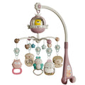 Newborn baby musical mobile, baby soothing hanging toys, rotating crib rattle, stroller mobile, 0-1 year, 3-6 months