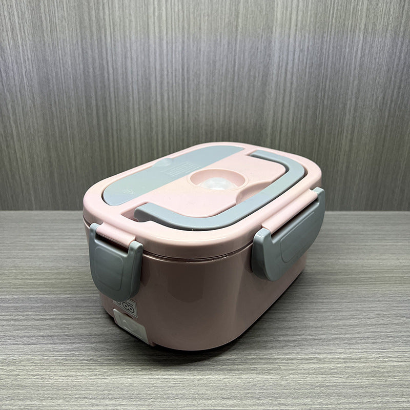 Car-mounted household electric lunch box 304 stainless steel heated lunch box dual voltage thermal insulation handy gadget for bringing meals to work