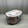 Car-mounted household electric lunch box 304 stainless steel heated lunch box dual voltage thermal insulation handy gadget for bringing meals to work