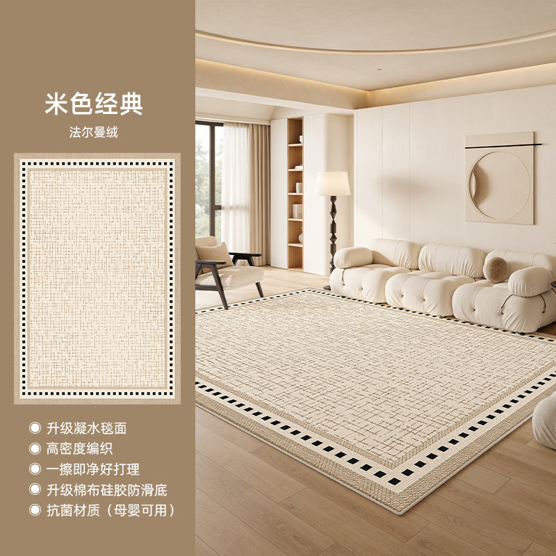 Distributed carpet living room no-wash and wipeable  new style medieval style waterproof floor mat bedside bedroom room no maintenance