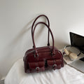 2025 fashion easiest for match new arrivalretro boston pillow bag maillard shoulder large capacity armpit bag
