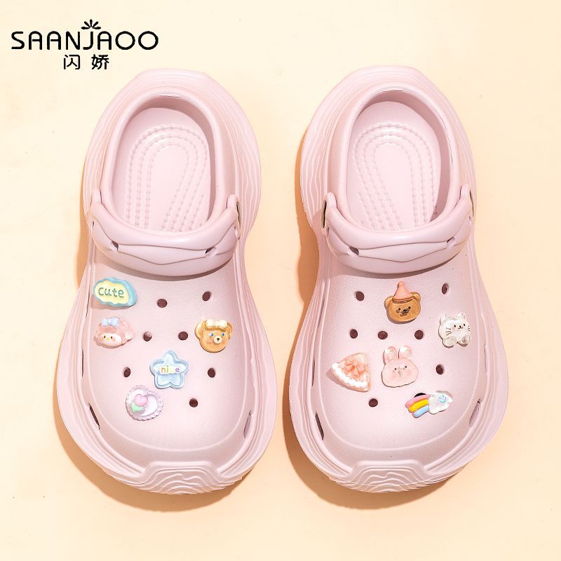 Women's clogs - 2025 summer new fashion, anti-slip, breathable, soft sole, odor-resistant, thick sole, height increasing sandals for outdoor wear