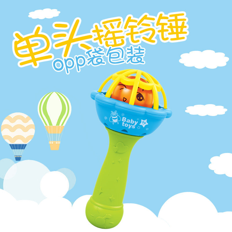 Baby claw ball rattle fitness soft glue hand rattle, baby toothpaste infants and toddlers 0-1 years old educational toys wholesale