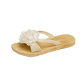 Sweet and stylish women's summer sandals, featuring a new mesh floral design, flip-flop style, flat sole, and non-slip beach shoes