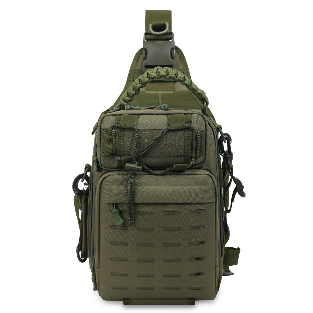 New Outdoor Sports  Multifunctional Backpack Handheld Shoulder Tactical Bag Cycling Equipment Fishing Oblique Span Bag