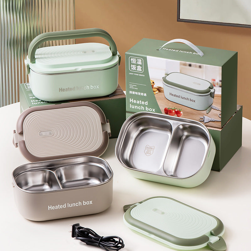Electric lunch box - no water needed, plug-in insulated bento box for office workers, constant temperature hot food - the ultimate insulated lunch box!