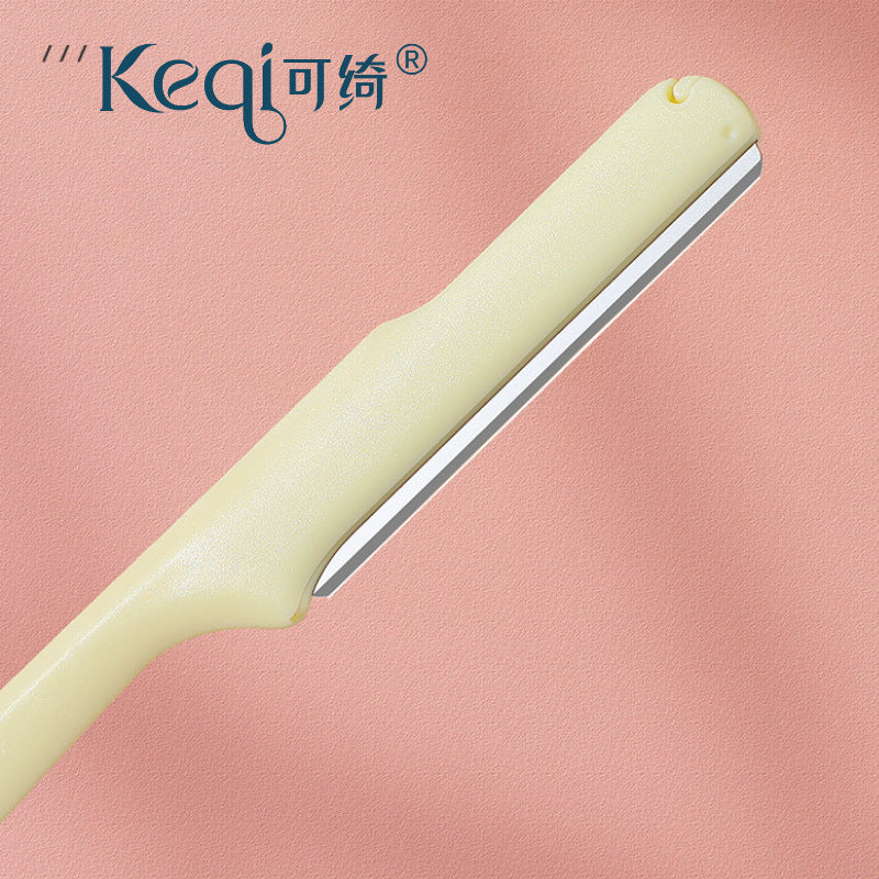 Keqi 3-piece eyebrow trimming razor, imported from japan, high-grade stainless steel, professional eyebrow trimming razor, sharp and professional three-color suit