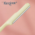 Keqi 3-piece eyebrow trimming razor, imported from japan, high-grade stainless steel, professional eyebrow trimming razor, sharp and professional three-color suit