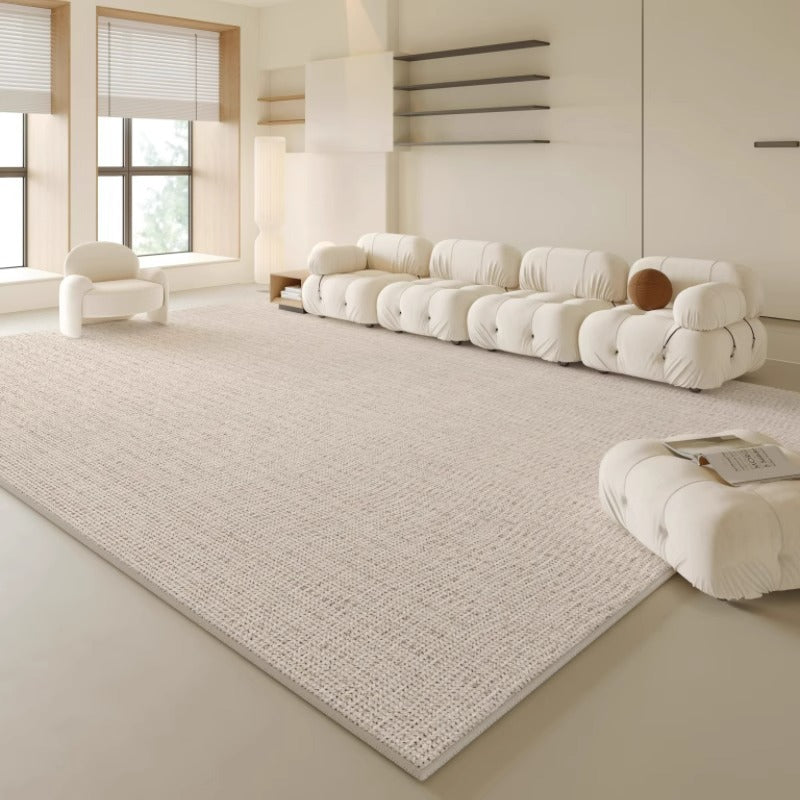 Distributed carpet living room  new cream style no-wash and wipeable bedroom waterproof sofa light luxury high-end floor mat