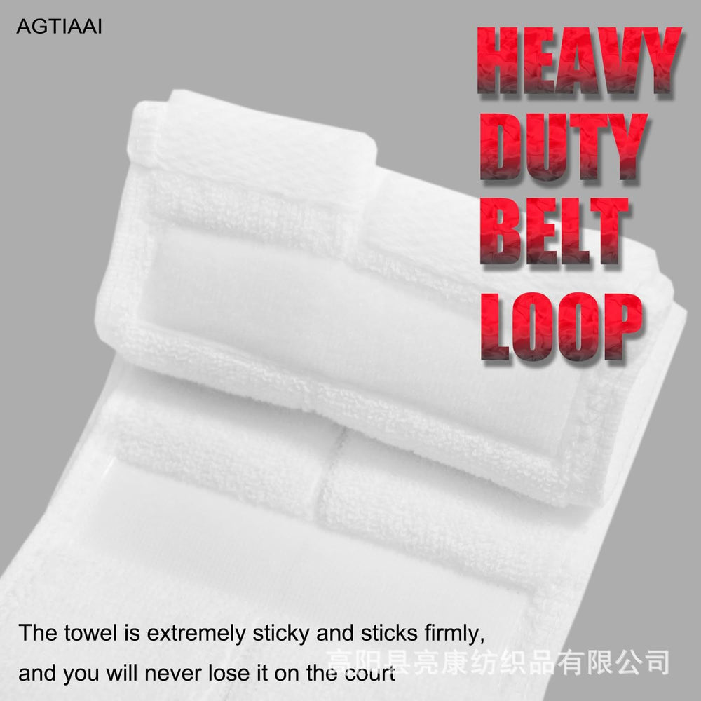Pure cotton rugby towel velcro portable sports towel soft absorbent lint-free can embroider logo advertising
