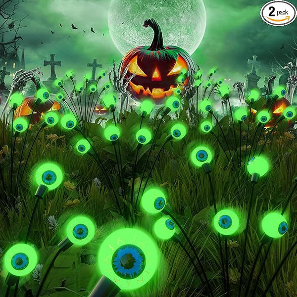 hot-selling Halloween light string, solar eye floor lamp, lawn lamp, garden decoration lamp, pneumatic lamp