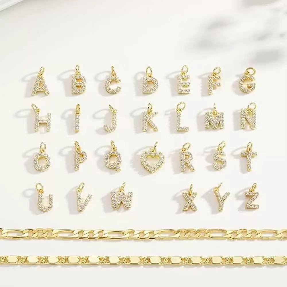 Bestselling women's letter anklet for cross-border e-commerce: 26 alphabet double-layer stackable exquisite and versatile jewelry