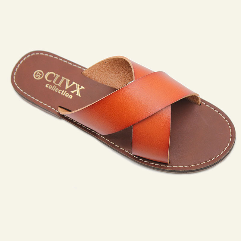 Foreign Trade Chaozhou Women's Shoes Large Size Fashion Versatile Wear-resistant African Cool Slippers Craft Shoes Spot Wholesale Slippers