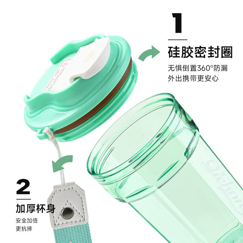 Influencer-approved, high-style car coffee cup: portable, outdoor, shatterproof, and perfect for students. customizable water bottle